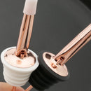 Axyaa Stainless Steel Bottle Pourer Stopper Set
