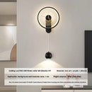 Axyaa Modern LED Wall Clock Light for Home Interior Decoration
