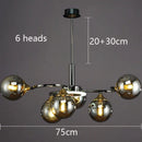 Axyaa Nordic Magic Bean Ceiling Chandelier LED Indoor Lighting Home Decor
