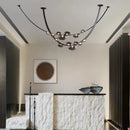 Axyaa Salon Chandelier Pendant Lights Dining Room Ceiling Lamps Home Decor Fancy Indoor Lighting