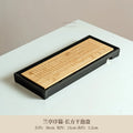 Axyaa Mountain Tea Tray: Japanese Style Table Organizers for Tea Serving and Storage
