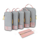 Axyaa Travel Compression Bag Set for Packing Cubes and Luggage Organization