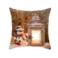 Snowman Pillow Cover Winter Home Decor Cushion Covers by Axyaa
