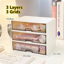 Axyaa Desk Organizer Stackable Drawer Pen Holder Stationery Storage Box