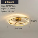 Axyaa Nordic Crystal Ceiling Light Chandelier for Living Room, Dining Room, Bedroom