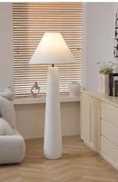 Axyaa Cream Nordic Art Mushroom Floor Lamp: Designer Fabric Lighting for Stylish Living Rooms