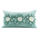 Axyaa 3D Sunflower Velvet Cushion Cover 30x50cm Home Decor Sofa Bed-Living Room