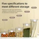 Axyaa Transparent Food Canister Kitchen Storage Box - Large Capacity, Sealed Jars