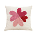 Axyaa Love Tufted Velvet Pillow Cover Cute Pink Valentine's Day Cushion Cover