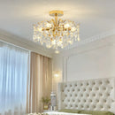 Axyaa Postmodern Crystal Chandelier: Luxury Living Room Lighting, French Style Fashion Fixture