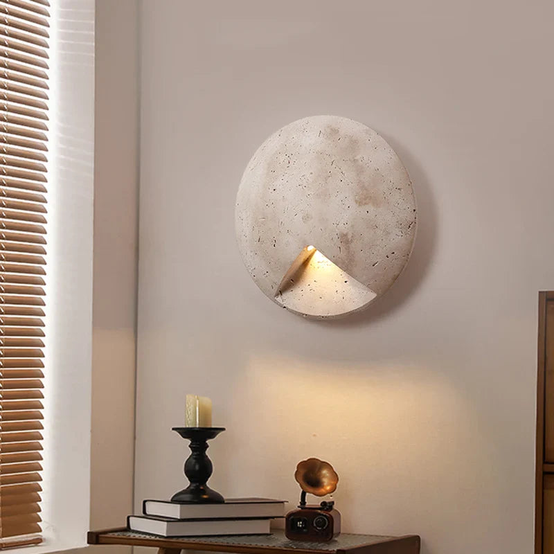 Axyaa Retro Stone Wall Sconce Light for Home Decor
