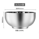 Axyaa Double Layer Stainless Steel Ramen Bowl - Large Soup Bowl
