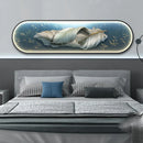 Axyaa LED Feather Wall Lamp for Bedroom Decor