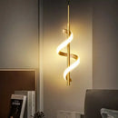 Axyaa Modern LED Pendant Light in Gold, Black, or White for Bedroom, Living Room, Study
