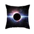 Axyaa Black Hole Polyester Pillowcase - Home Decor Cushion Cover for Sofa, 45X45CM