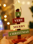 Axyaa Christmas Centerpiece Road Sign Ornaments Table Decor Hanging Ornaments