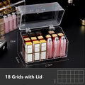 Axyaa Lipstick & Makeup Organizer: Cosmetic & Nail Polish Display Holder Box