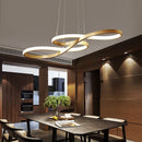Axyaa Italy Circle Pendant Lamp Dining Room Chandelier Living Room Lighting