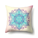 Abstract Geometric Bohemian Pillowcase in Colorful Exotic Style by Axyaa