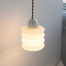 Axyaa Ceramic Glass LED Wall Light Mirror Bathroom Switch Modern Decor Lighting