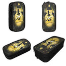 Axyaa Bill Cipher Pencil Case: Kids Stationery School Supplies Pen Box - Large Storage Bag