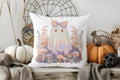 Axyaa Halloween Ghost Flower Hat Pillow Cover for Sofa Bedroom Car