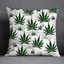 Axyaa Green Leaf Theme Pillowcase - Decorative Polyester Home Decoration 45*45cm