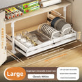 Axyaa Sliding Drawer Shelf Organizers for Kitchen Cabinet Storage