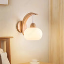 Axyaa Cream LED Wall Lamp for Bedroom & Living Room Décor
