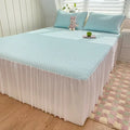 Axyaa Summer Ice Silk Jacquard Bed Sheet Set