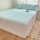 Axyaa Summer Ice Silk Jacquard Bed Sheet Set
