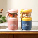 Axyaa 860ml Stainless Steel Soup Cup with Spoon and Lid
