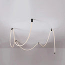 Axyaa Silicone Chandelier Art Wrapped Line Lamp for Various Spaces