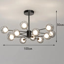 Axyaa Modern LED Chandelier Pendant Ceiling Light for Indoor Dining Room
