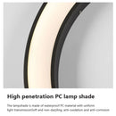 Axyaa Nordic Curved LED Outdoor Wall Light for Elegant Illumination
