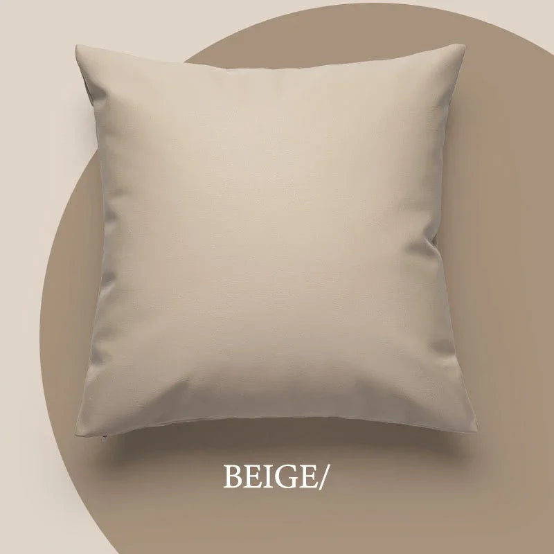 Axyaa 45x45cm Pu Leather Cushion Covers for Home Decor