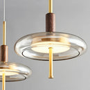 Axyaa Nordic Antique Style Desk Lamp Retro Luxury Walnut Copper Dining Room Lamp