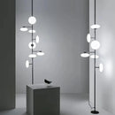 Axyaa Modern Glass Floor Lamp for Artistic Home Lighting