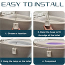 Axyaa Toilet Night Light: Rechargeable 16 Colors Changing Motion Sensor LED Nightlight