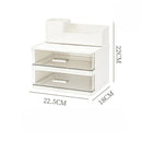 Axyaa Makeup Storage Box with Transparent Drawers for Cosmetics Organization