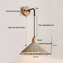 Axyaa Adjustable LED Wall Light | Modern Nordic Style | Pull Chain Switch