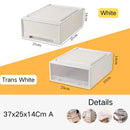 Axyaa Clear Plastic Drawer Organizer Boxes for Wardrobe Storage and Organization