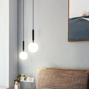 Axyaa Glass Ball Chandelier: Modern LED Lighting for Home, Hotel, and Dining Spaces