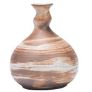 Axyaa Coarse Pottery Vase: Japanese Ceramic Flower Arrangement Zen Home Decor