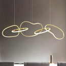 Axyaa Golden Vintage LED Pendant Light Chandeliers
