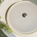 Axyaa Circular LED Ceiling Light Fixture for Bedroom, Living Room, Study - Bauhaus Retro Design