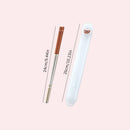 Axyaa 316 Stainless Steel Chopsticks Pair With Box, Anti-Slip Reusable Sushi Stick