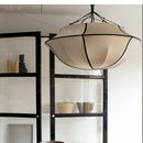 Axya Nordic Retro Fabric Chandelier for French Medieval Style Living Room Decor