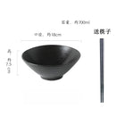 Axyaa Ramen Soup Salad Dessert Sashimi Bowl Set - Retro Japanese Ceramic Bowls