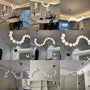 Axyaa Pearl Design LED Pendant Light for Luxury Modern Living Room Dining Bedroom